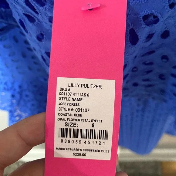 💫NWT Lily Pulitzer Josey blue dress - Picture 7 of 8